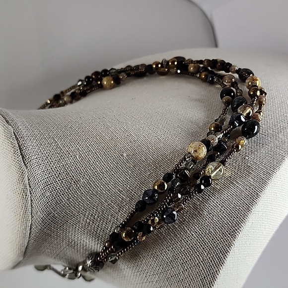 Mei Fa Four Strand Beaded Necklace - Picture 6 of 10